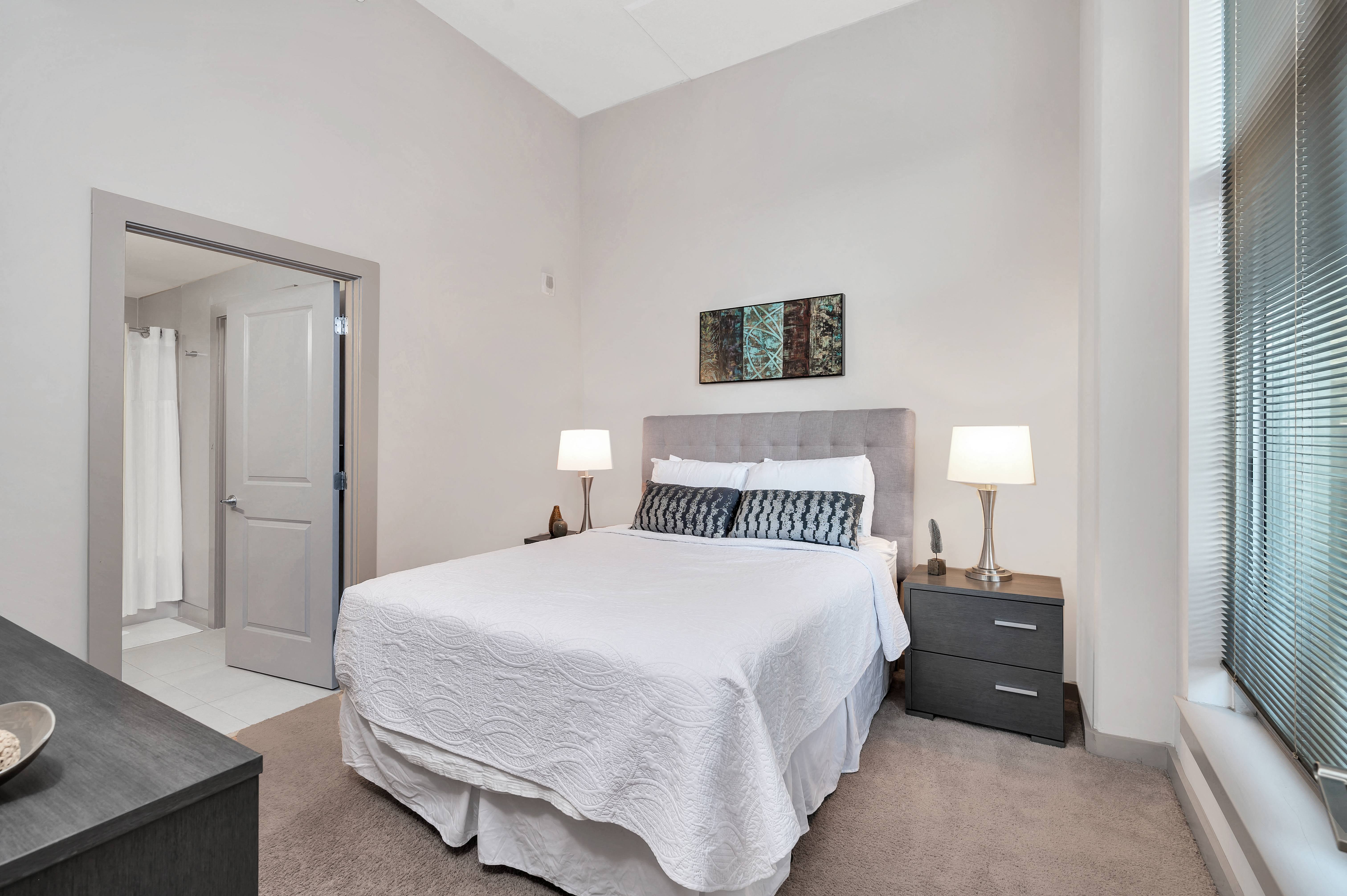Plush carpet in bedrooms Plush carpet in bedrooms